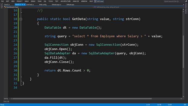 Get the Data From the Database 